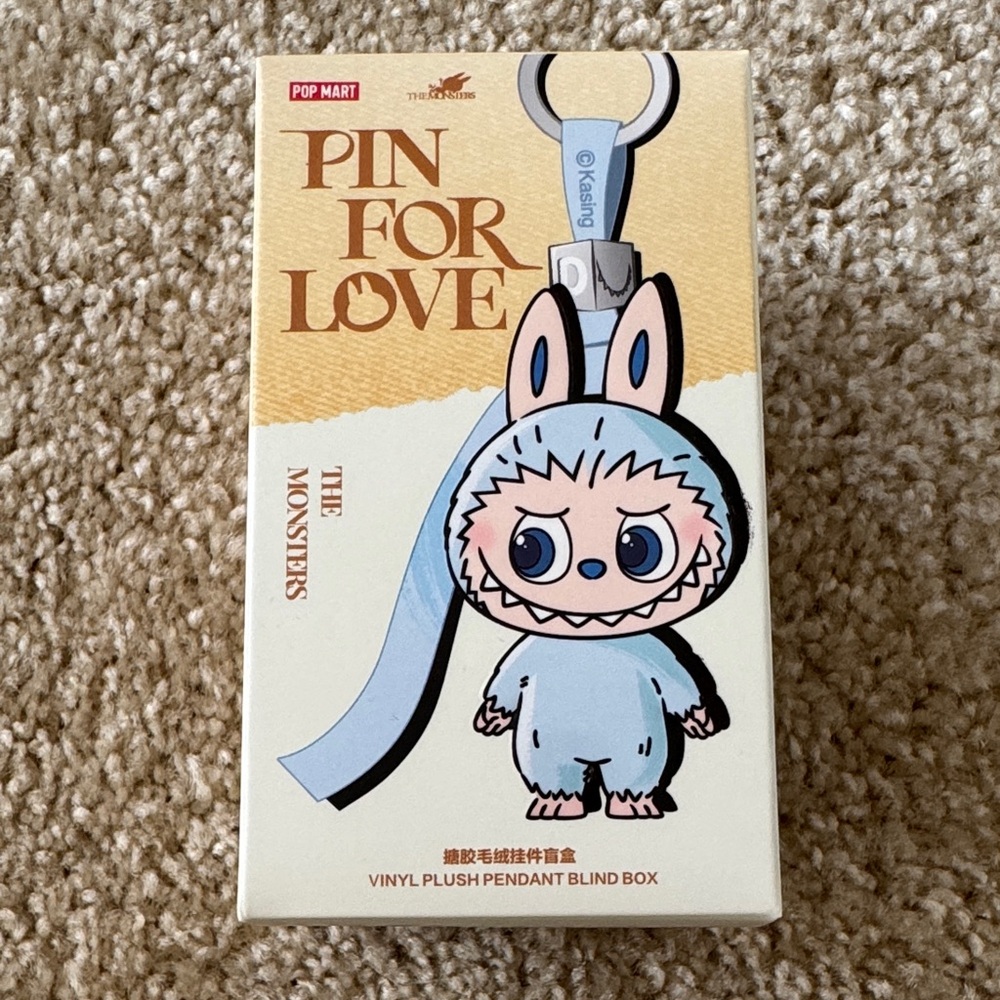 SOLD - NWT - BRAND NEW The Monsters Pin for Love Vinyl Plush Pendant